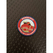 BOLACHA BOMBEIROS "ACEITAS SER O MEU PADRINHO"C/ CAPACETE BRANCO
