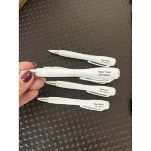 CANETA LANTERNA PERSONALIZADA COM EIP, NOME E CORPORAÇÃO
