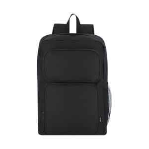 MOCHILA PRETA COM BOLSOS