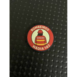 BOLACHA BOMBEIROS COM 1 BOMBEIRA, NOME E NÚMERO