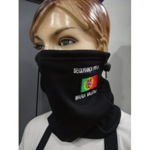 GOLA BORDADA COM SEGURANÇA PRIVADA, BANDEIRA PORTUGAL E NOME BORDADO