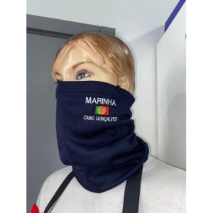 GOLA BORDADA COM MARINHA, BANDEIRA E NOME