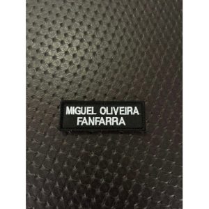 NOME BORDADO DE VELCRO PARA FANFARRA