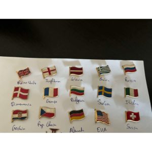 PIN BANDEIRA - VÁRIOS PAÍSES