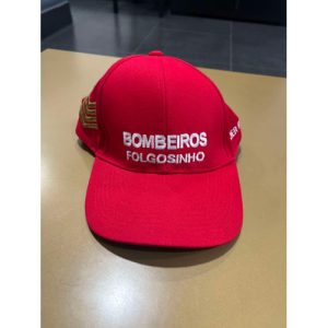 BONÉ BOMBEIROS COM CORPORAÇÃO , NOME E DIVISA