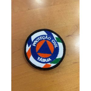 BOLACHA BORDADA DA PROTEÇÃO CIVIL COM LOCALIDADE