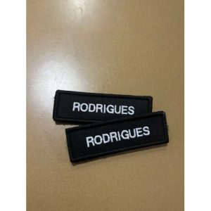 NOME BORDADO DE VELCRO PARA POLO GNR