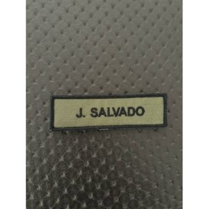 NOME BORDADO DE VELCRO PARA MOCHILA MILITAR C/REBORDO