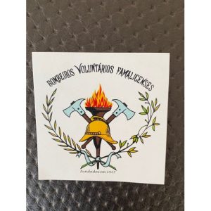 AUTOCOLANTE DOS BOMBEIROS DE FAMALICENSES (GRANDE)