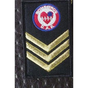 DIVISA VELCRO BORDADA COM BOLACHA DA DAE
