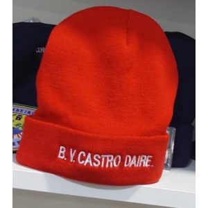 GORRO BORDADO COM CORPORAÇÃO À FRENTE E NOME DE LADO