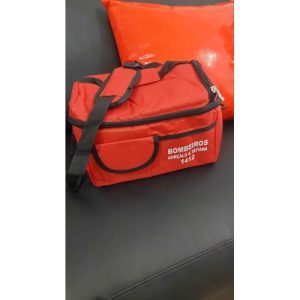 LANCHEIRA PERSONALIZADA COM BOMBEIROS, NOME E NÚMERO