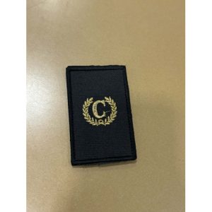 DIVISA VELCRO BORDADA DE CADETE - DOURADA