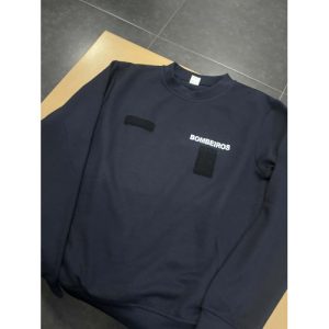 SWEAT DOS BOMBEIROS ESTAMPADA C/ EMBLEMA DE OPERADOR CENTRAL A BRANCO C/VELCROS