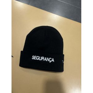GORRO BORDADO COM SEGURANÇA NA FRENTE E NOME DE LADO