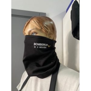 GOLA BORDADA DOS BOMBEIROS COM CORPORAÇÃO E DIVISA