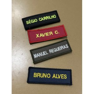 NOME BORDADO DE VELCRO - SIMPLES