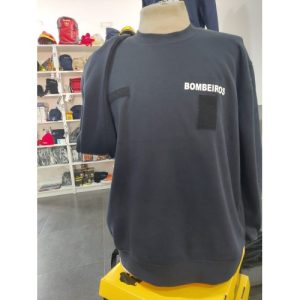 SWEAT DOS BOMBEIROS ESTAMPADA COM EMBLEMA DA INEM E ENFERMEIRO