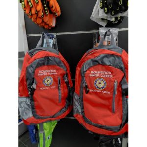 MOCHILA BORDADA COM CORPORAÇÃO, EMBLEMA DA EIP E NOME