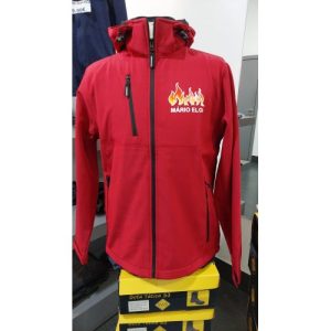 SOFTSHELL DOS BOMBEIROS C/CAPUCHO PERSONALIZADO COM IMAGEM ESTAMPADA E NOME