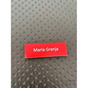NOME DE PVC (PLÁSTICO) COM ÍMAN