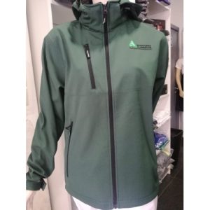 SOFTSHELL PARA SAPADOR FLORESTAL COM CAPUCHO BORDADO