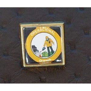 PIN QUADRADO OPERACIONAL QUEIMA