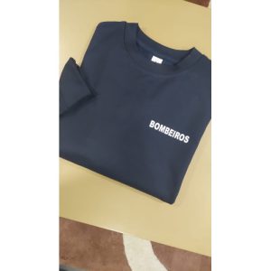 SWEAT DOS BOMBEIROS ESTAMPADA C/ EMBLEMA DE OPERADOR CENTRAL A CORES S/VELCROS