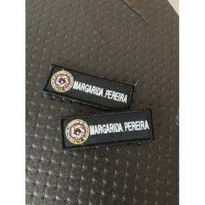 NOME BORDADO DE VELCRO COM EMBLEMA DA EIP