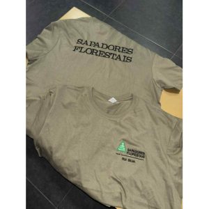 T-SHIRT BORDADA DOS SAPADORES FLORESTAIS COM NOME