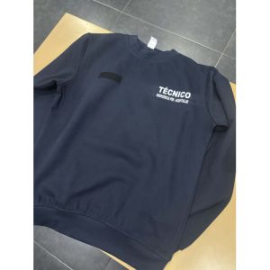 SWEAT ESTAMPADA A REFLETOR COM TÉCNICO EMERGÊNCIA PRÉ HOSPITALAR, INEM E VELCRO DO NOME