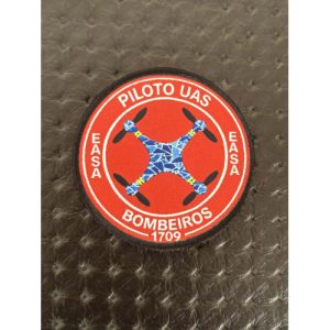 BOLACHA PILOTO UAS EASA PERSONALIZADA COM NÚMERO