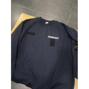 SWEAT DOS BOMBEIROS ESTAMPADA C/EMBLEMA DE OPERADOR CENTRAL A CORES C/VELCROS