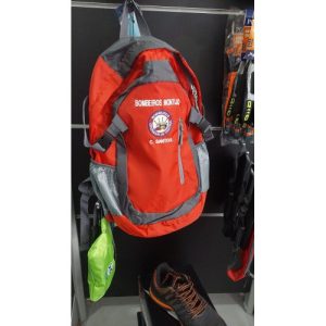 MOCHILA BORDADA COM CORPORAÇÃO, EMBLEMA OPERADOR CENTRAL E NOME