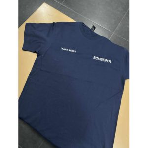 T-SHIRT BORDADA DOS BOMBEIROS COM NOME À FRENTE
