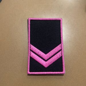 DIVISA VELCRO COM REBORDO ROSA